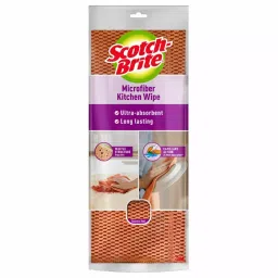 Scotch-Brite 31x29 cm Scratch Free Orange Microfiber Kitchen Wipe, IA840045693-image-35