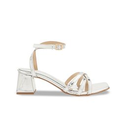 Truffle Collection PU Block Sandals with Buckles image 2
