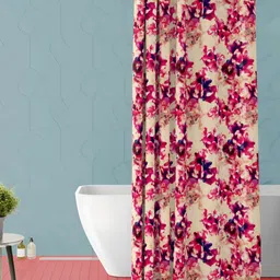 ArtzFolio Single Piece Waterproof Polyester Shower Curtain-17