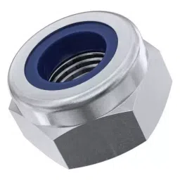 HW M12 Size Mild Steel Zinc Coated Nylock Nut, NNMS-12 (Pack of 50)-24