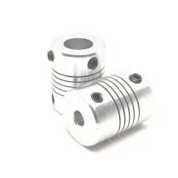 Invento 5x10mm Aluminium Flexible Coupling ISC 1094-1-17
