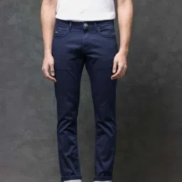 Rare Rabbit Blue Slim Fit Fit Solid Jeans-image-35