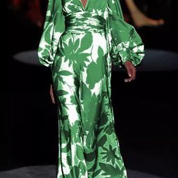 bebe Floral Print Puff Sleeve Maxi Dress-picture-31