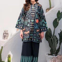 Avyay Creation Printed Silk Crepe Unstitched Dress Material-image-10