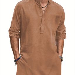 Anouk Men Checked Kurta image 5