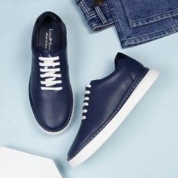 Louis Stitch Men's Brazillian Blue Casual Sneakers-image-11