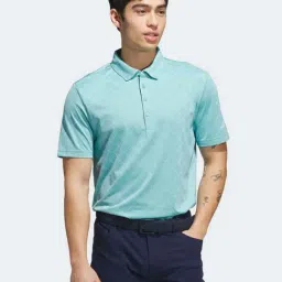 Adidas Turquoise Regular Fit Printed Polo T-Shirt-picture-47