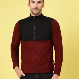 Rigo Maroon Cotton Regular fit Sweatshirt-image-55