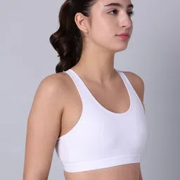 Sillysally Pack Of 2 Full Coverage Non Padded Workout Bra with All Day Comfort image 3