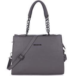 LADY QUINTON PU Structured Handheld Bag with Quilted-12