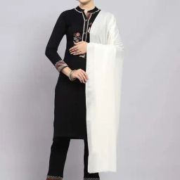 Monte Carlo White Regular Fit Shawl-picture-45