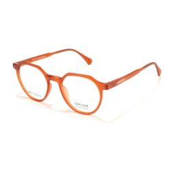 Opium Lightweight Stylish Orange Oval Unisex Optical Frames-picture-44