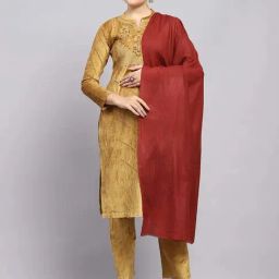 Monte Carlo Maroon Regular Fit Shawl-38