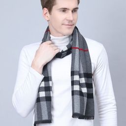 ELLIS Unisex Checked Acrylic Mufflers-image-8