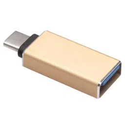 FEDUS Type C Male to USB 3. 0 A Female Converter Type-C OTG Adapter Compatible with Tablets and Smartphones (Pack of 2 Pcs)-0