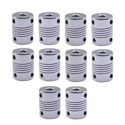 Invento 5x5 mm Aluminium Flexible Coupling ISC 873-4-image-9