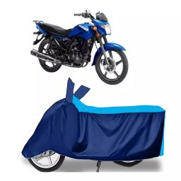 Auto Pearl Two Wheeler Cover for Suzuki Samurai - Cyan, Blue-image-73