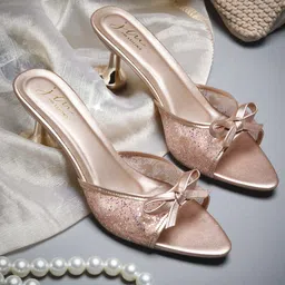 JM Looks Women Kitten Heels With Embellished Bow Elegance Modern Comfort for Everyday Glam-16
