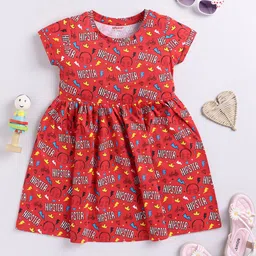 MIMINO Floral Print Fit & Flare Dress-image-3