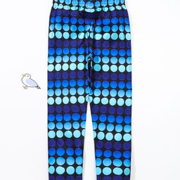 Kookie Kids Full Length Circle Print Leggings - Blue-image-65