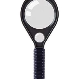 Deli  Magnifying Glass Large Magnifier 3X & Small Magnifier 6X -Black-23