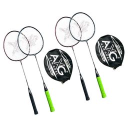 AXG Scratch Resistant A-2000 Classic Set Of 4 Strung Badminton Racquet (Multicolor)-75