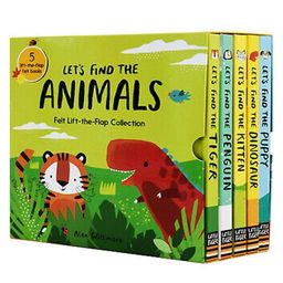 Let's Find The Animals - Felt Lift The Flap Collection (Set Of 5 Books) (Board Book) - English-14