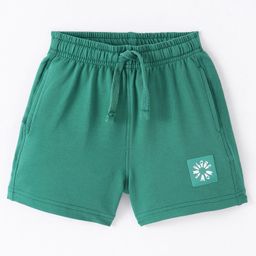 Doreme Single Jersey Knit Shorts With Logo Print - Castle Green-picture-21