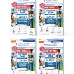Oswaal One For All Question Banks NCERT & CBSE Class 6 (Set of 4 Books) Maths, Science, Social Science & English For Latest Exam-11