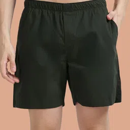 SWISS HORN Pure Cotton Boxer Shorts Green M-image-104