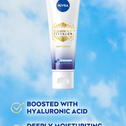 Nivea Luminous Even Glow Combo - Day+Night Cream 40 ml each + Serum 40ml + Face Wash 100ml image 3