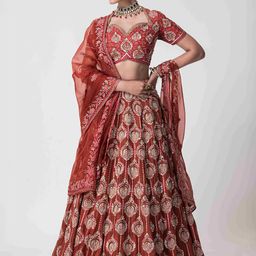 The Front Row Embellished Beads and Stones Ready to Wear Lehenga & Blouse With Dupatta image 1
