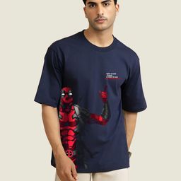 BDSQUARE Men Printed Extended Sleeves Applique T-shirt-image-86