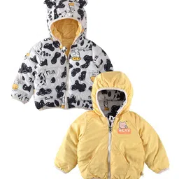 Bold N Elegant Unisex Kids Reversible Outdoor Bomber with Patchwork Jacket-picture-28