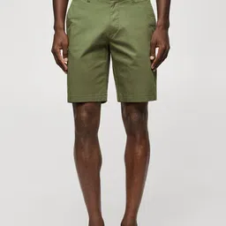 MANGO MAN Slim Fit Chino Bermuda shorts-image-11