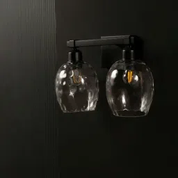 Whispering Homes Double Valmont Vanity Light - Black-image-86