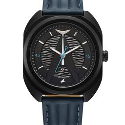 Fastrack Men Dial & Leather Textured Straps Analogue Watch 3326NL01-46