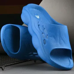 Off Limits Men's BREEZY Teal Slides image 1