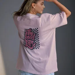CORSICA Graphic Printed Drop-Shoulder Sleeves Cotton Oversized T-shirt-image-92