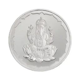 Bangalore Refinery Lord Ganesha 999 100gm Silver Coin-picture-33