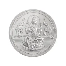 Bangalore Refinery Goddess Lakshmi 999 50gm Silver Coin-image-83