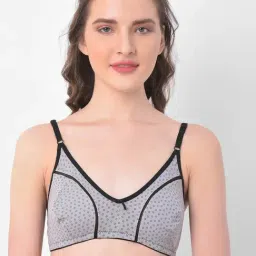 Clovia Grey Non Wired Non Padded Full Coverage Bra-7