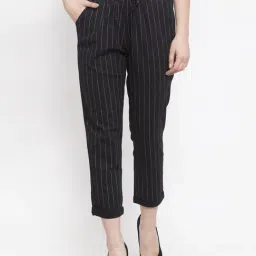 Global Republic Black Striped Pants-image-28
