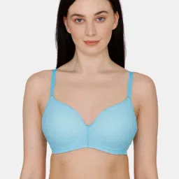 Zivame Blue Non Wired Padded T-Shirt Bra-30