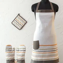 House This Grey Cotton Kitchen Set-34