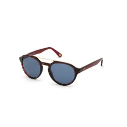 Web Eyewear Blue Round Sunglasses for Men Designed in Italy-image-36