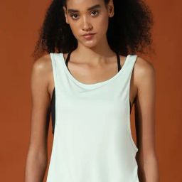 Only Aqua Round Neck Tank Top-image-64