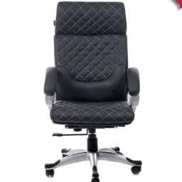 Adiko Systems Black High Back Executive Revolving Office Chair-63