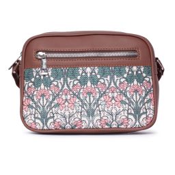 ZOUK Hooghly Nouveau Multicolor Printed Cross Body Bag image 4