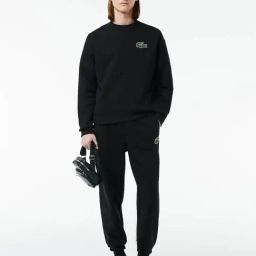Lacoste Black Small Angy Grain Shoulder Bag-14